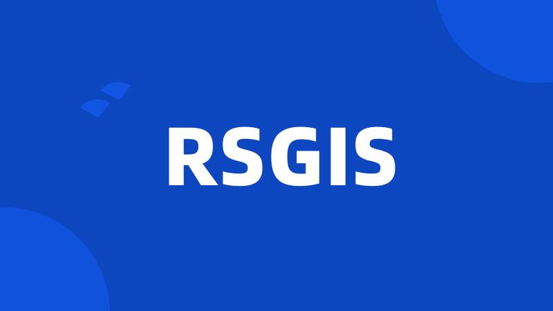 RSGIS