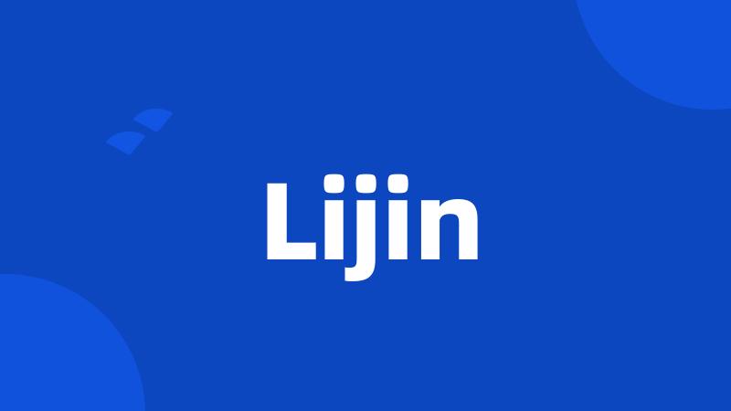 Lijin