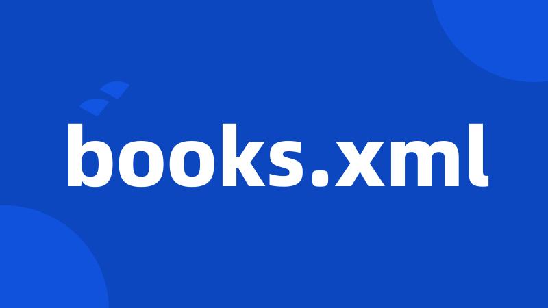 books.xml