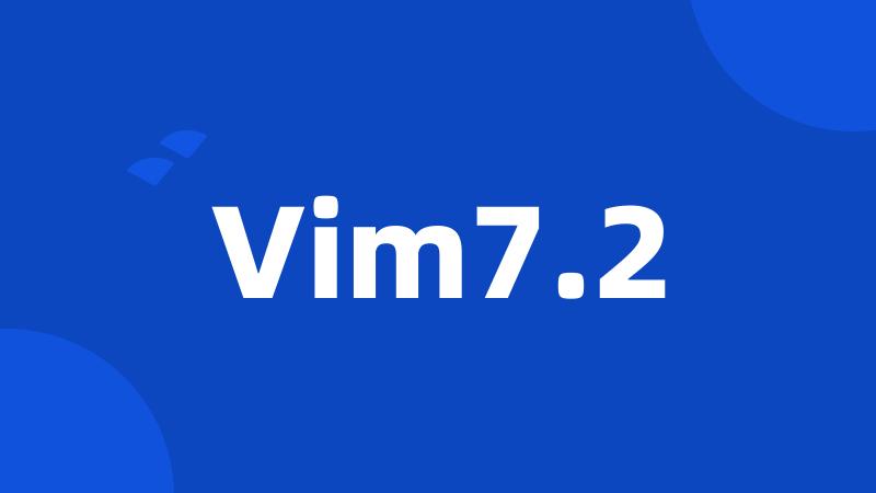 Vim7.2