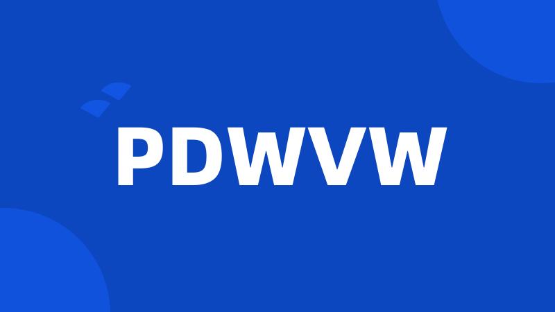 PDWVW