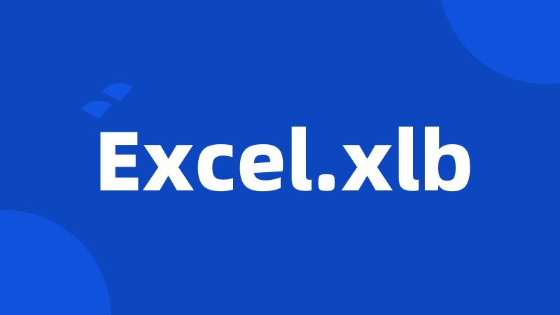 Excel.xlb