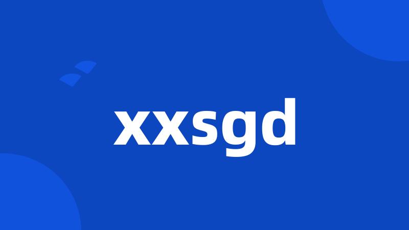 xxsgd