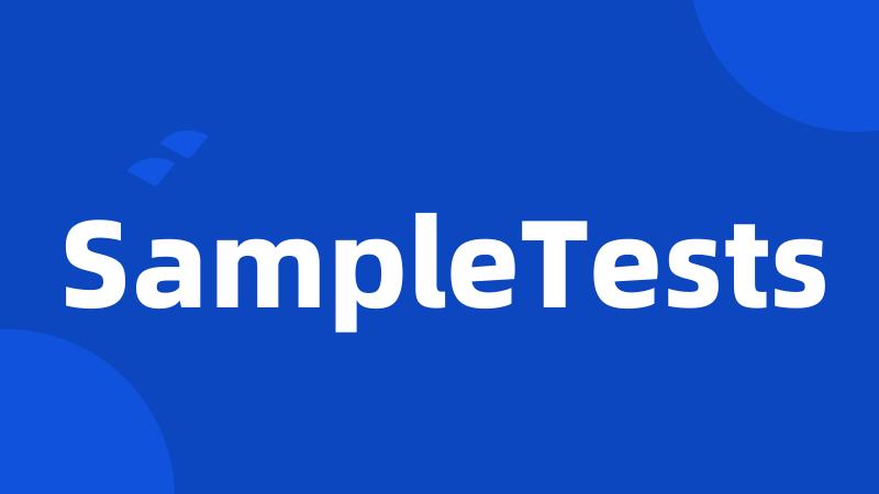 SampleTests