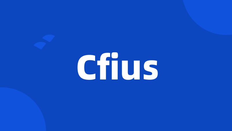 Cfius