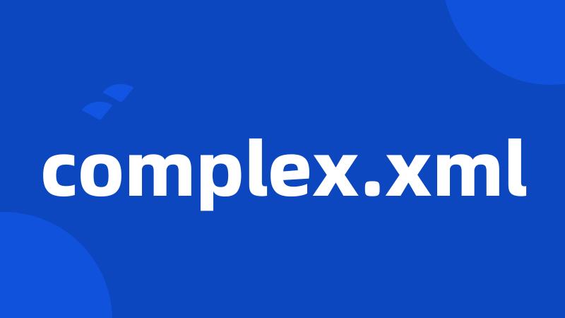 complex.xml