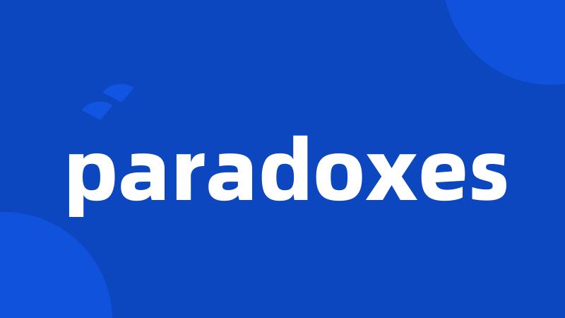 paradoxes