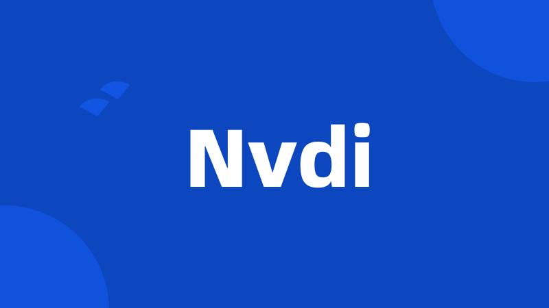 Nvdi