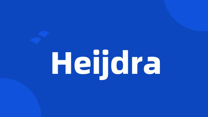 Heijdra