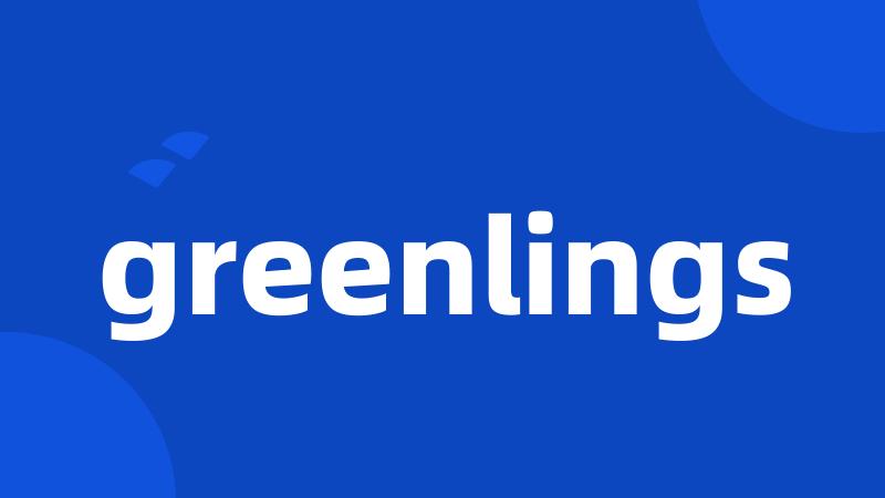 greenlings