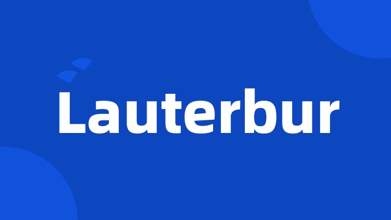 Lauterbur