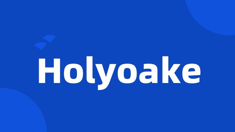 Holyoake