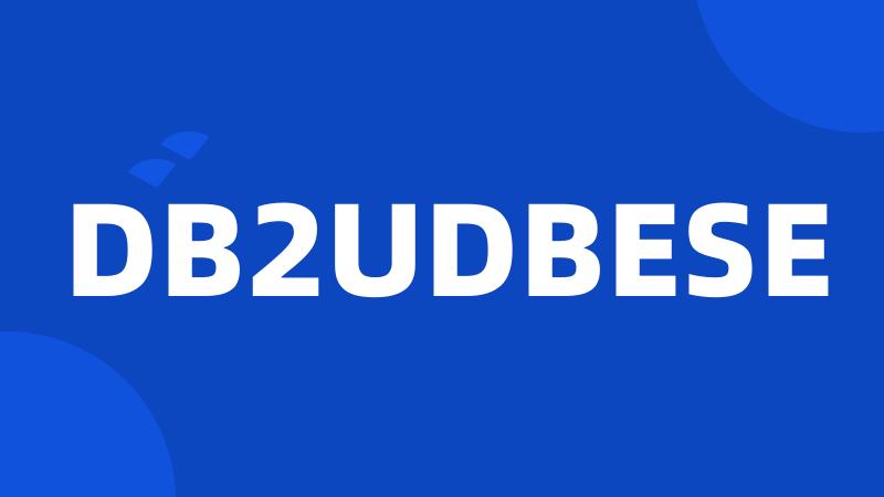 DB2UDBESE