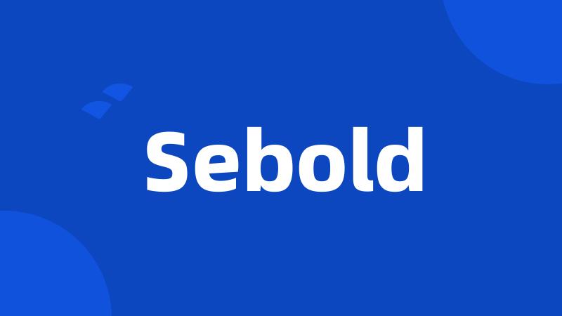 Sebold