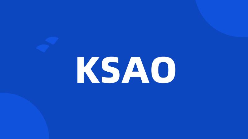 KSAO