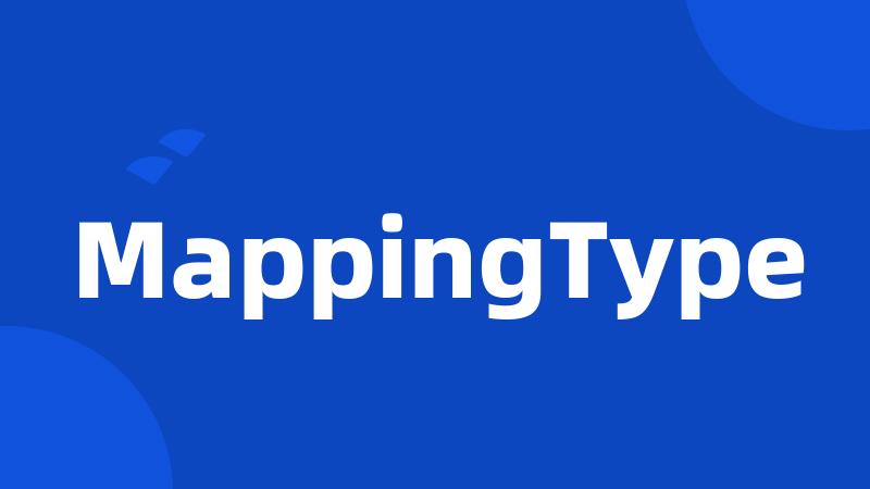 MappingType