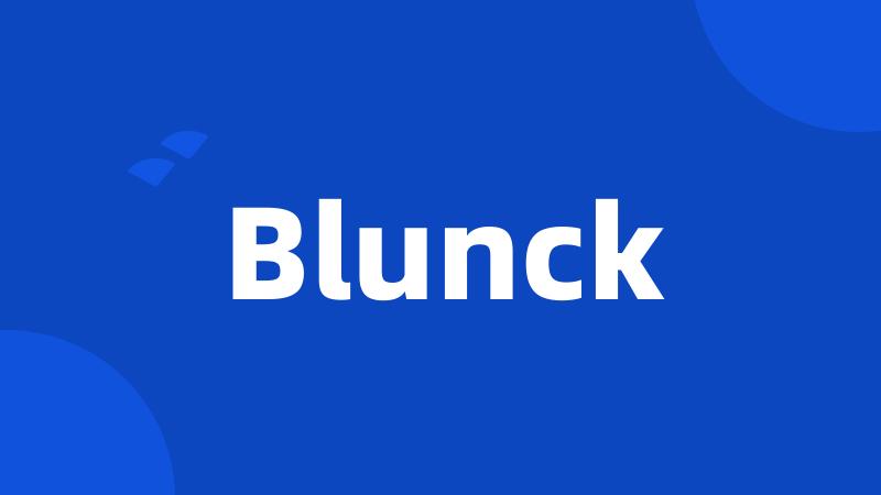 Blunck