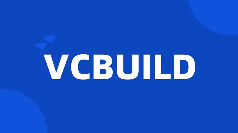 VCBUILD