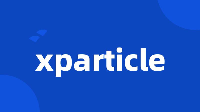 xparticle