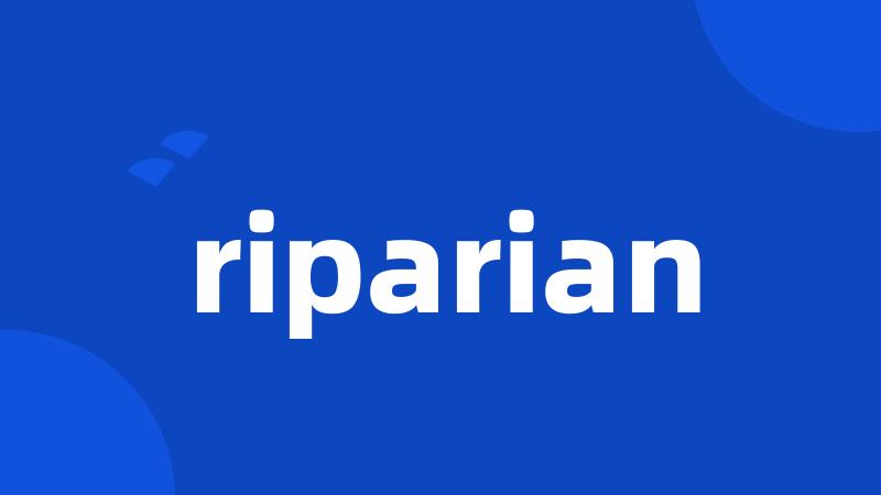 riparian