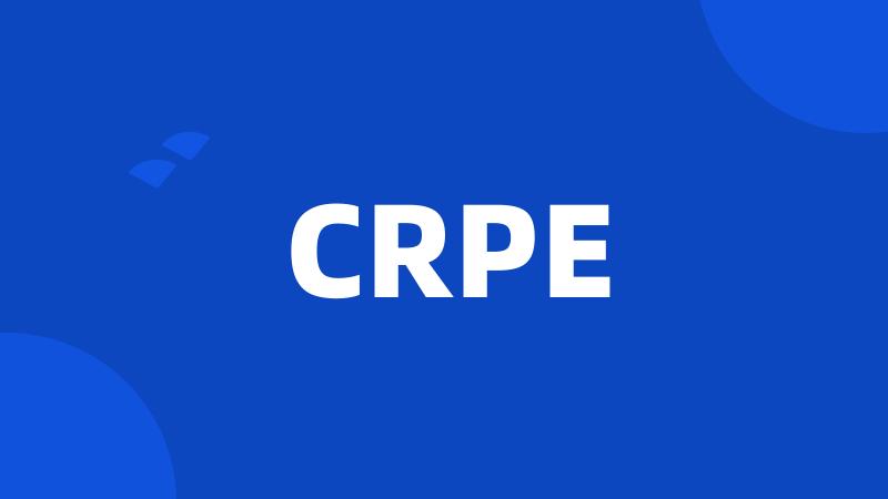 CRPE