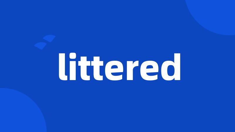 littered