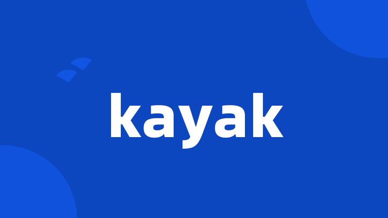 kayak