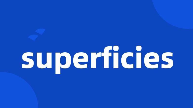 superficies