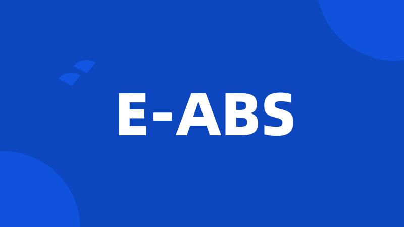 E-ABS