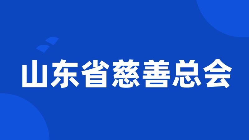 山东省慈善总会