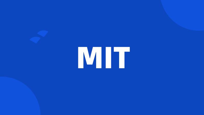 MIT