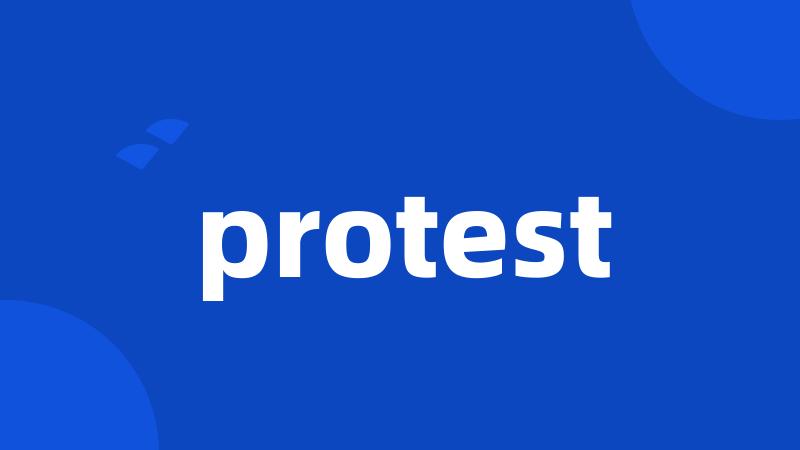 protest