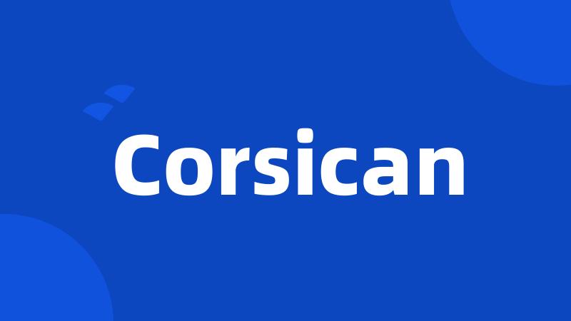 Corsican