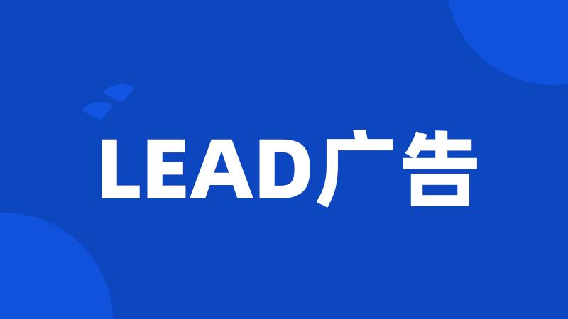 LEAD广告